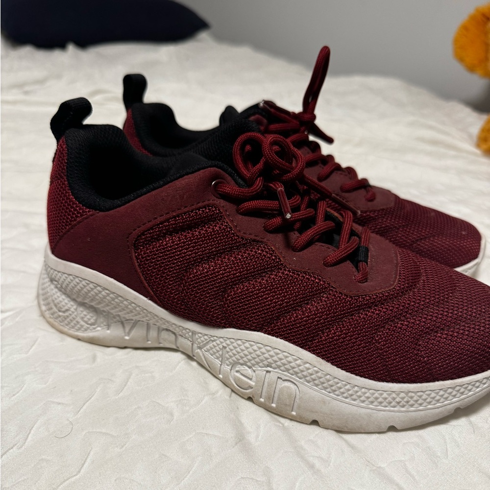 Calvin Klein Women's Burgundy Sneakers